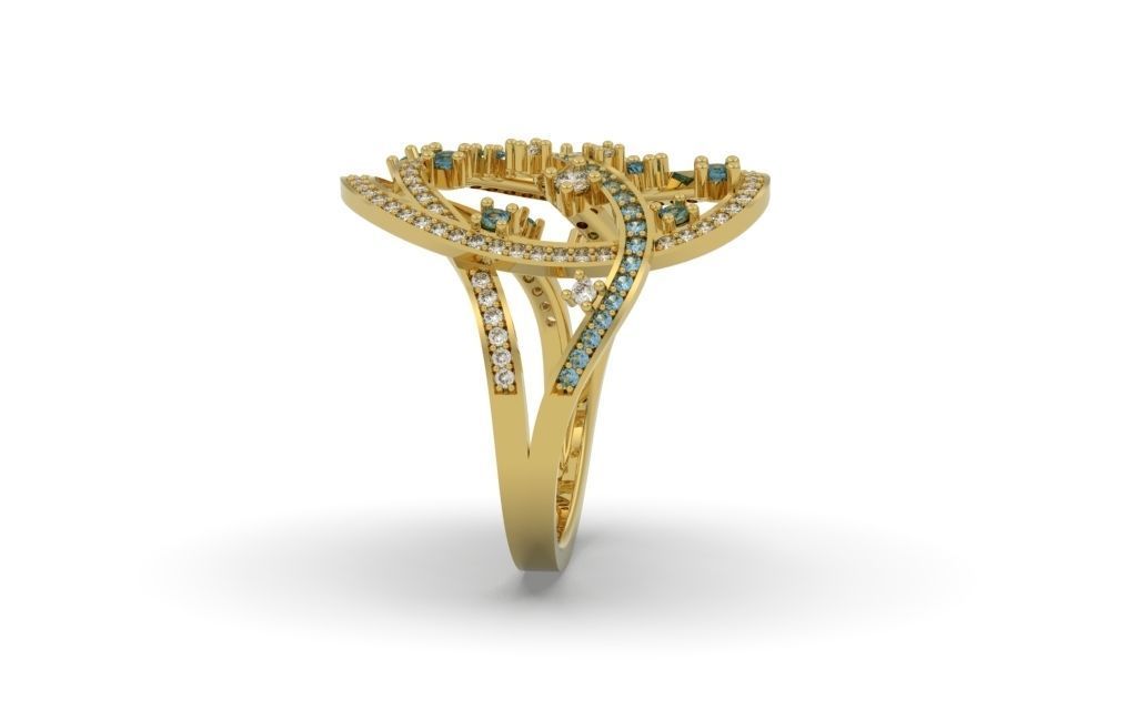 Set Lines Movement - Jewelry 3D - 4 Models 3D Model Collection_23