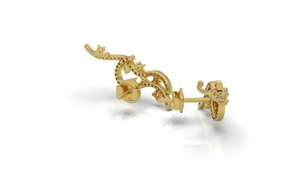 Set Lines Movement - Jewelry 3D - 4 Models 3D Model Collection_11