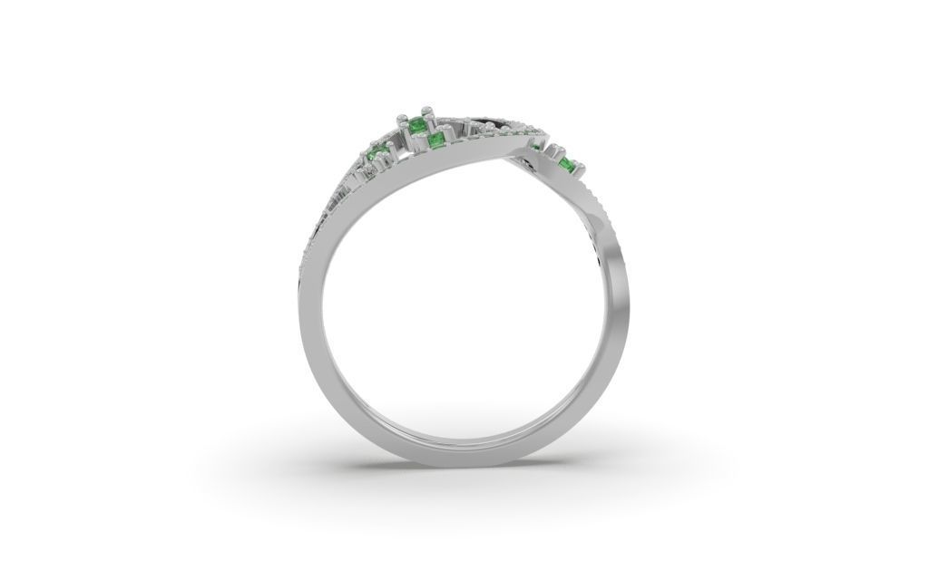 Set Lines Movement - Jewelry 3D - 4 Models 3D Model Collection_39