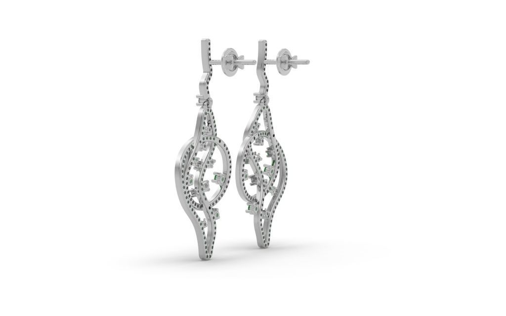 Set Lines Movement - Jewelry 3D - 4 Models 3D Model Collection_32
