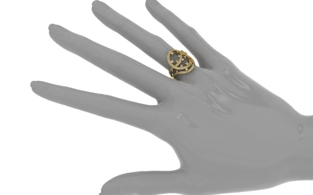 Set Lines Movement - Jewelry 3D - 4 Models 3D Model Collection_18