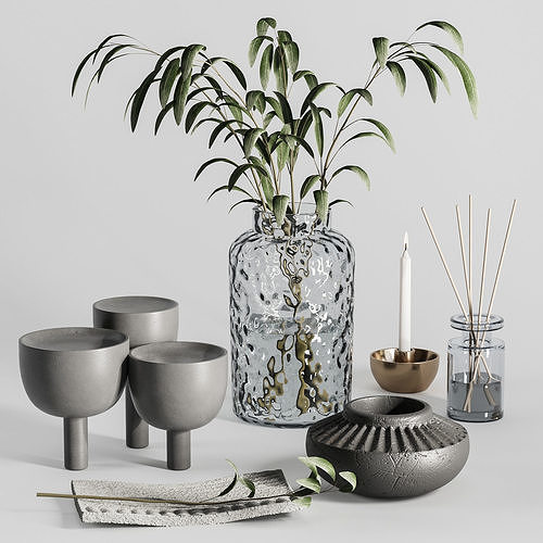 Decorative set017 3D model