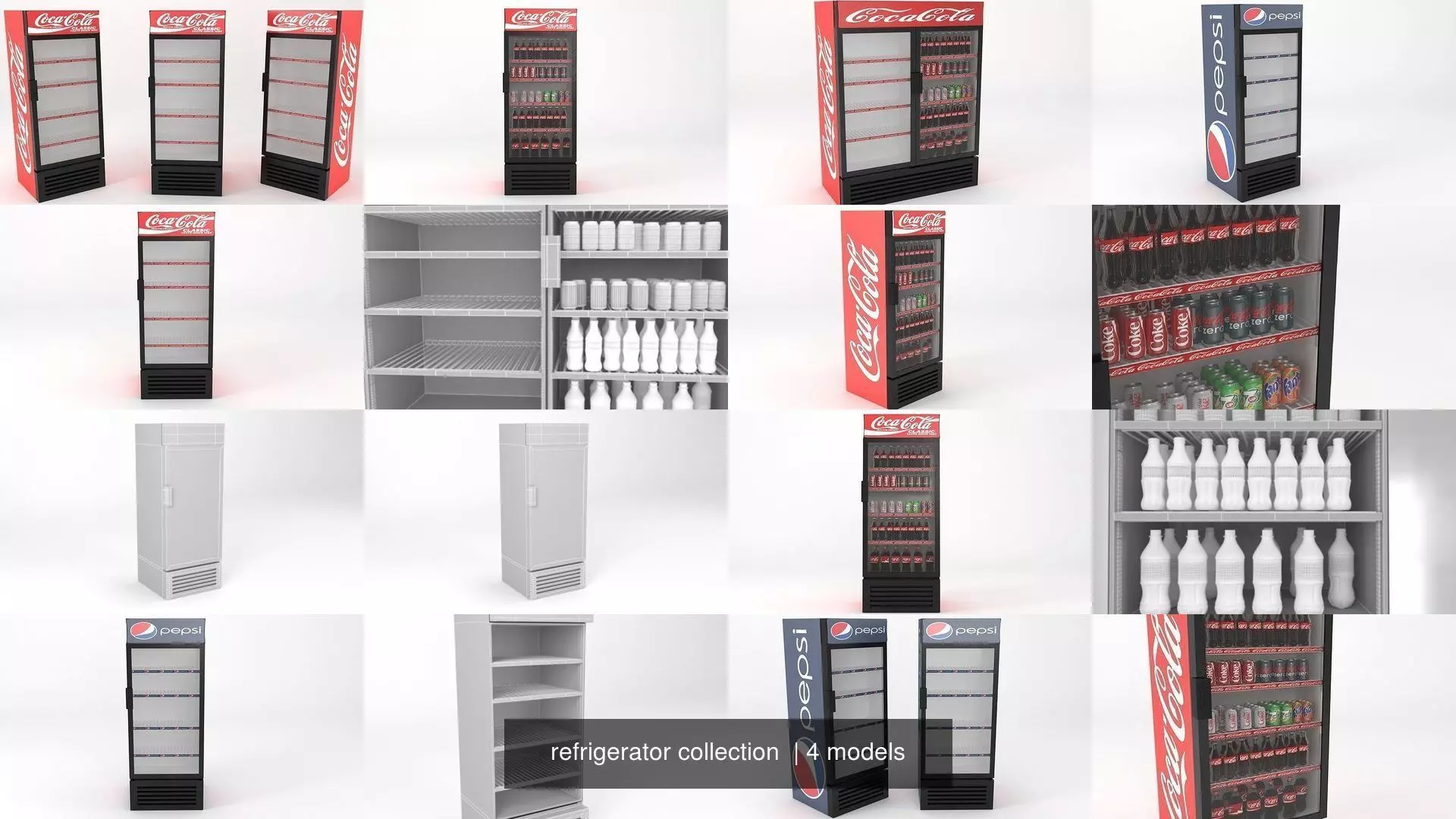 refrigerator collection coca cola _1