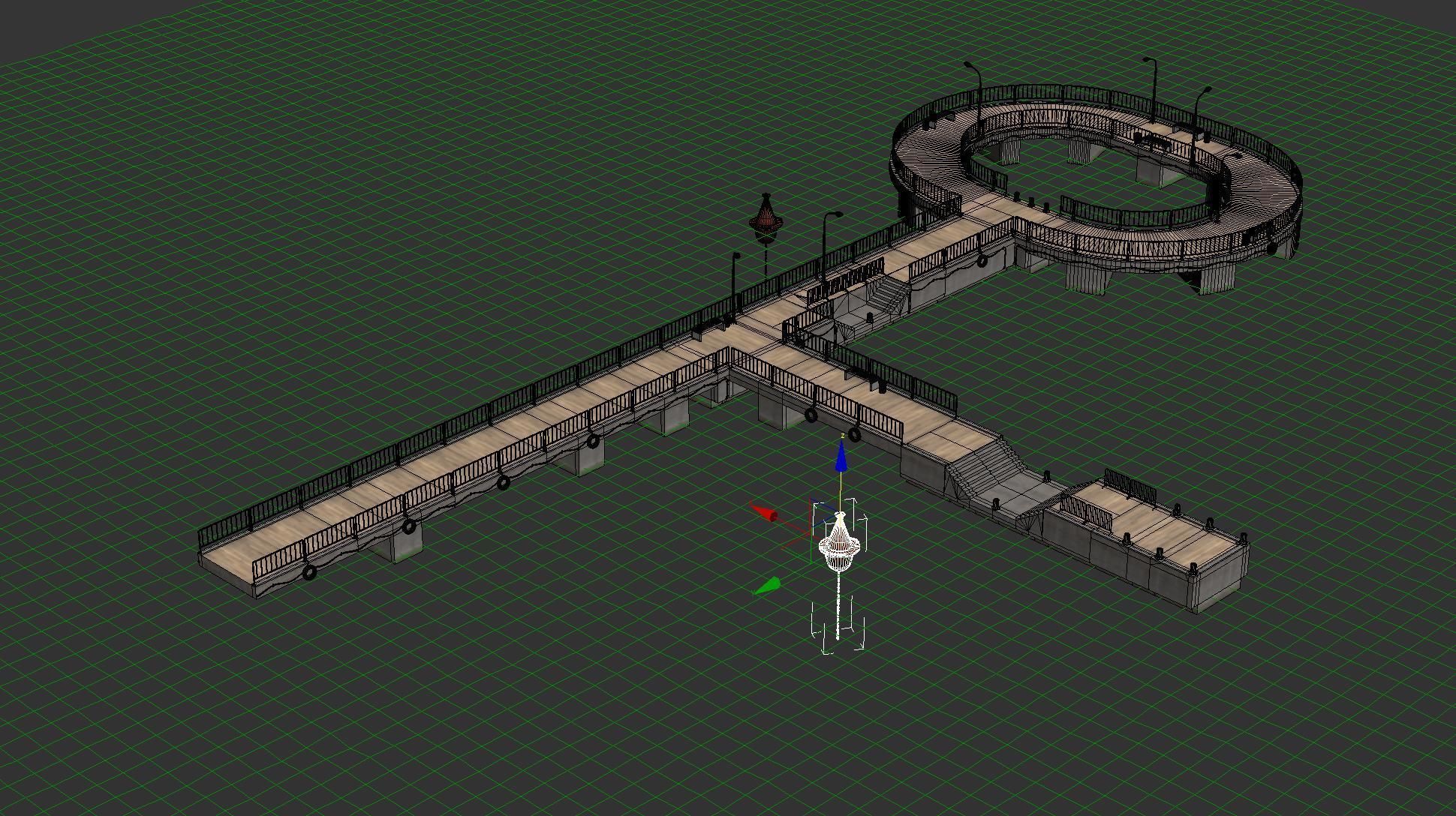 Marina for boats  2022 3D model_15