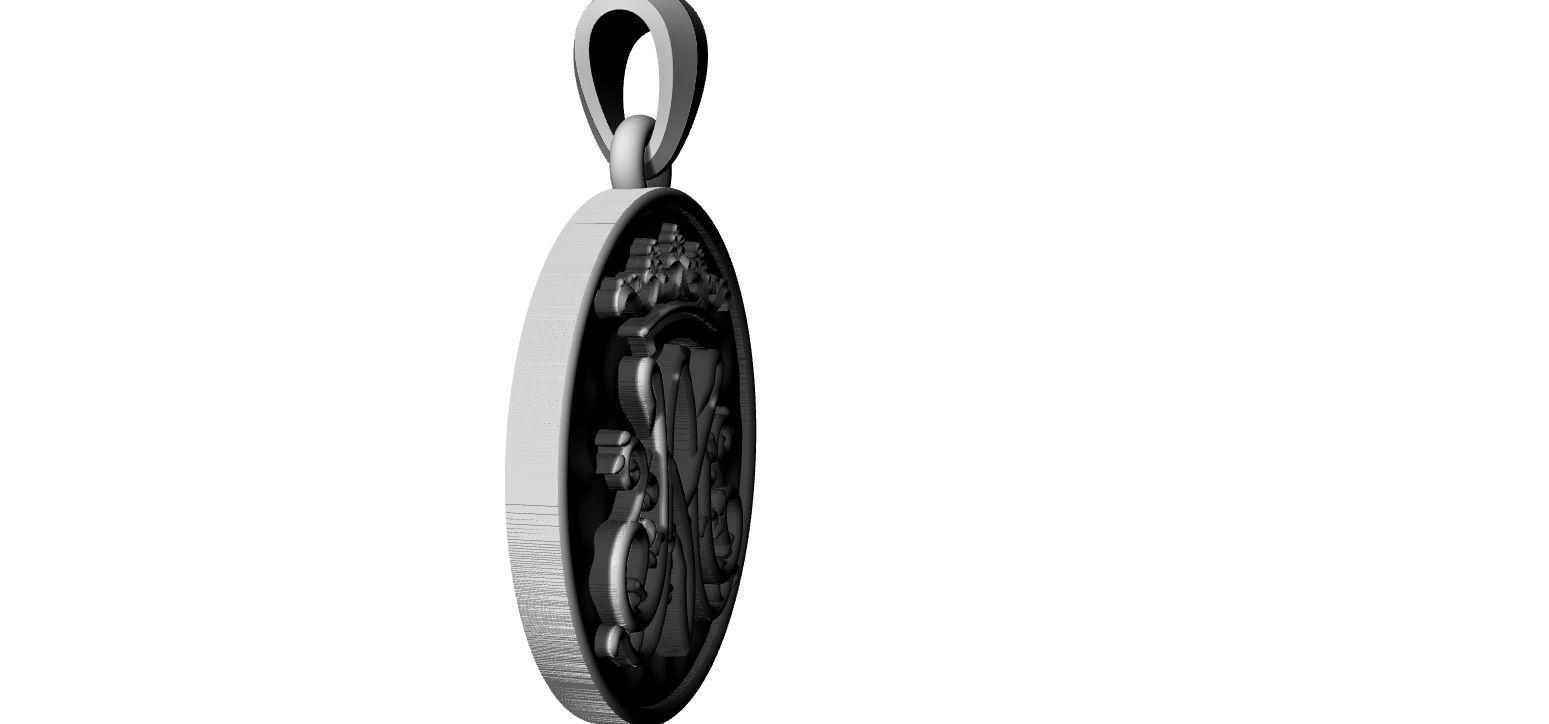 Marian Symbol - Mary Monogram - Marianos 3D print model_5