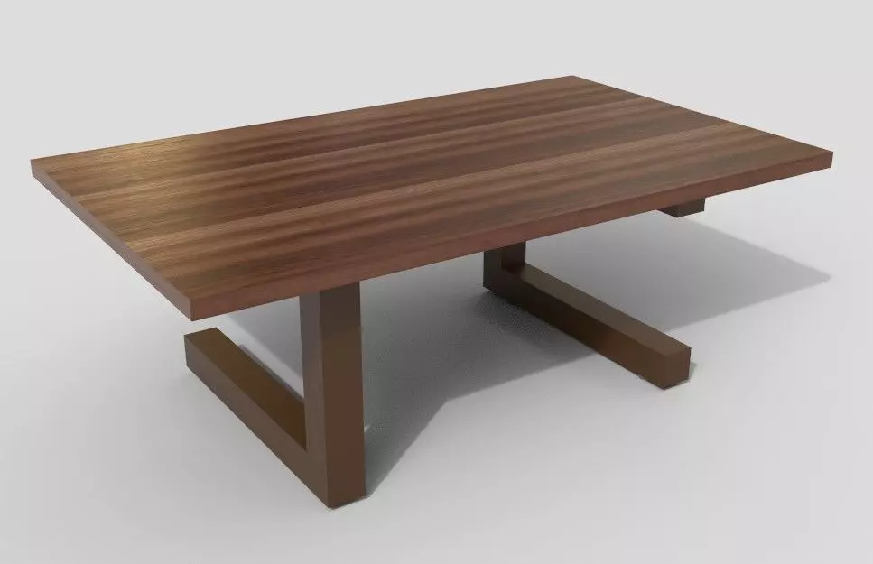 Center Table Low-poly 3D model_0