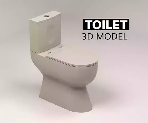 Toilet 3D Model -Type 4