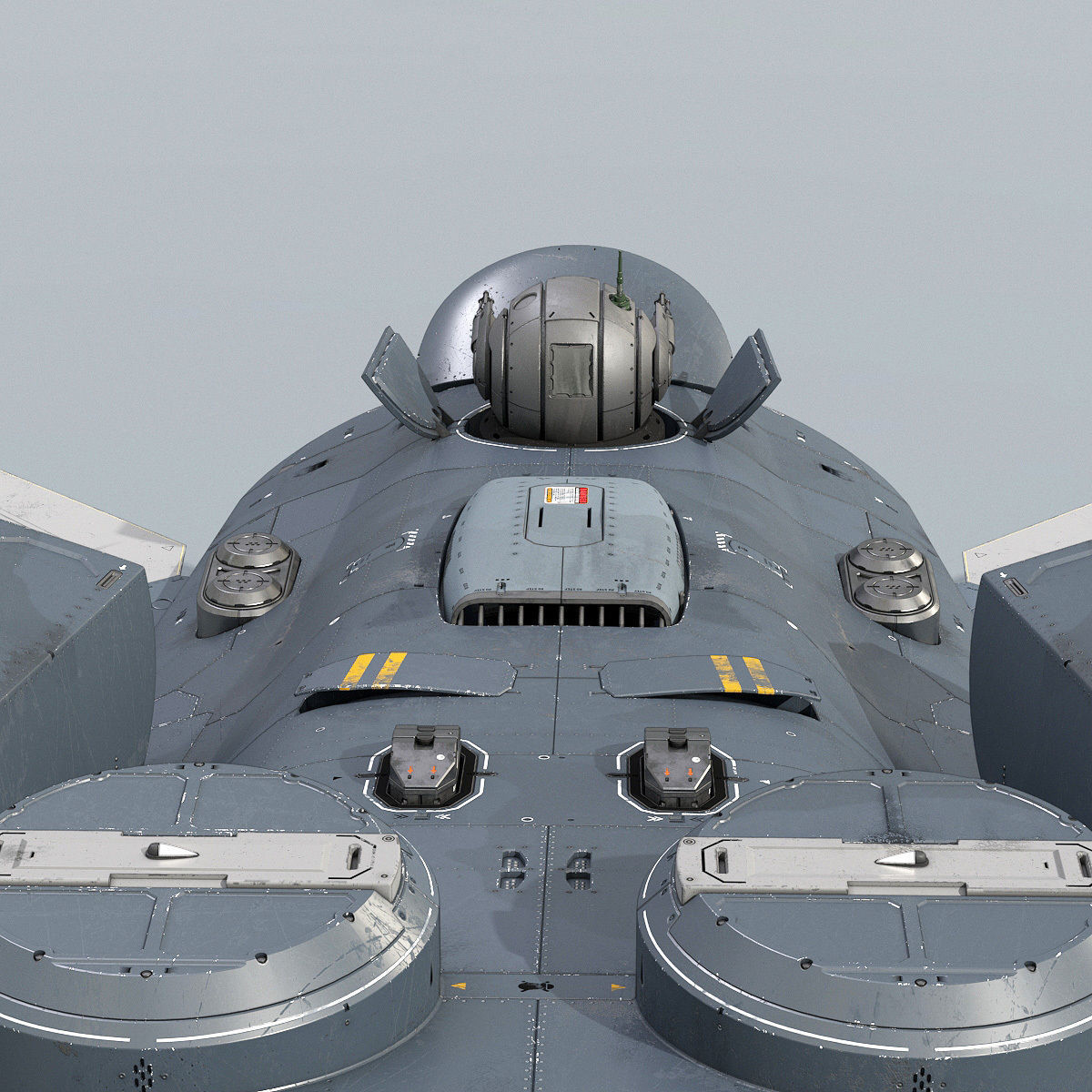 Support Spaceship 3D model_14