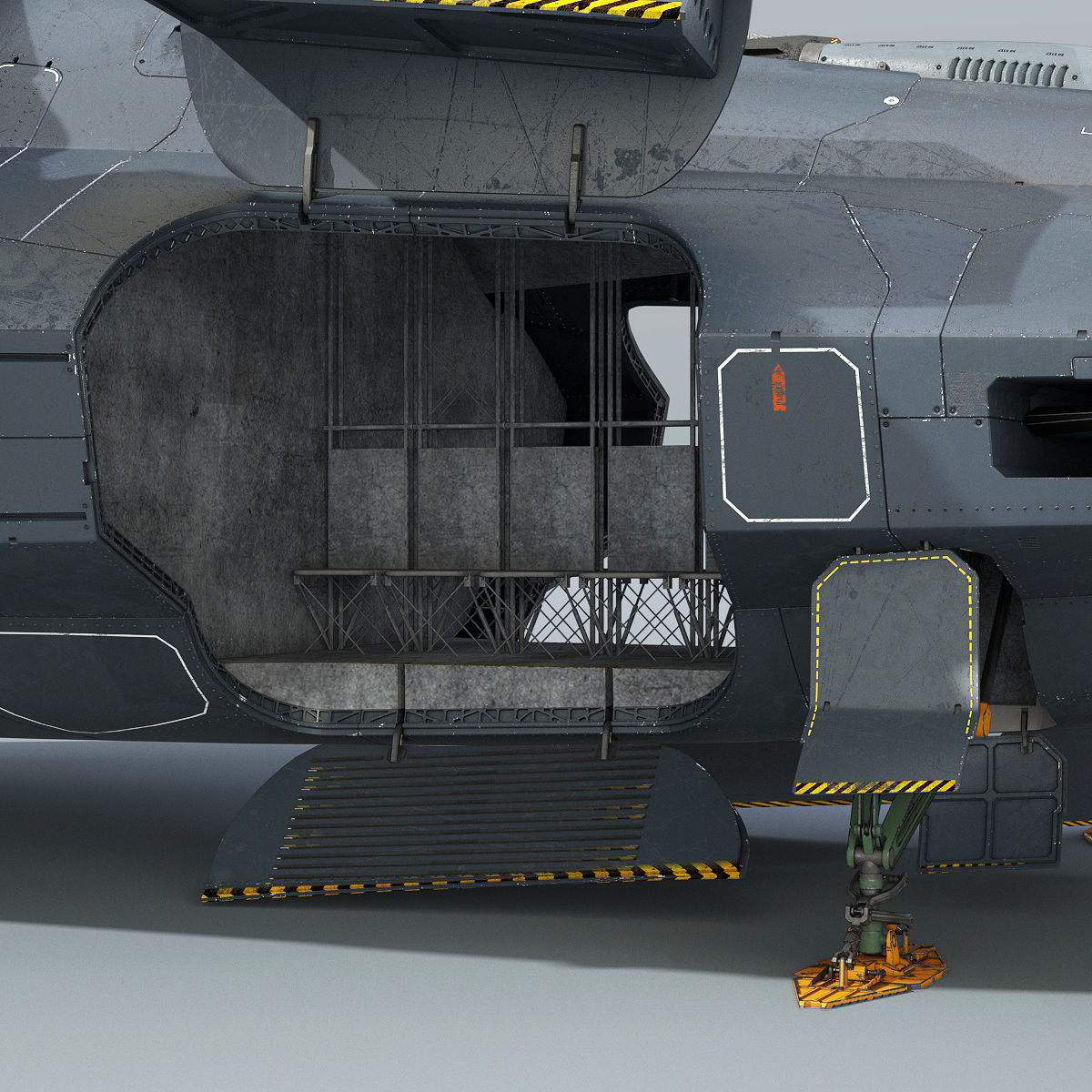 Support Spaceship 3D model_18