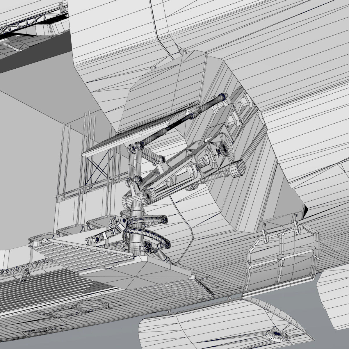 Support Spaceship 3D model_38