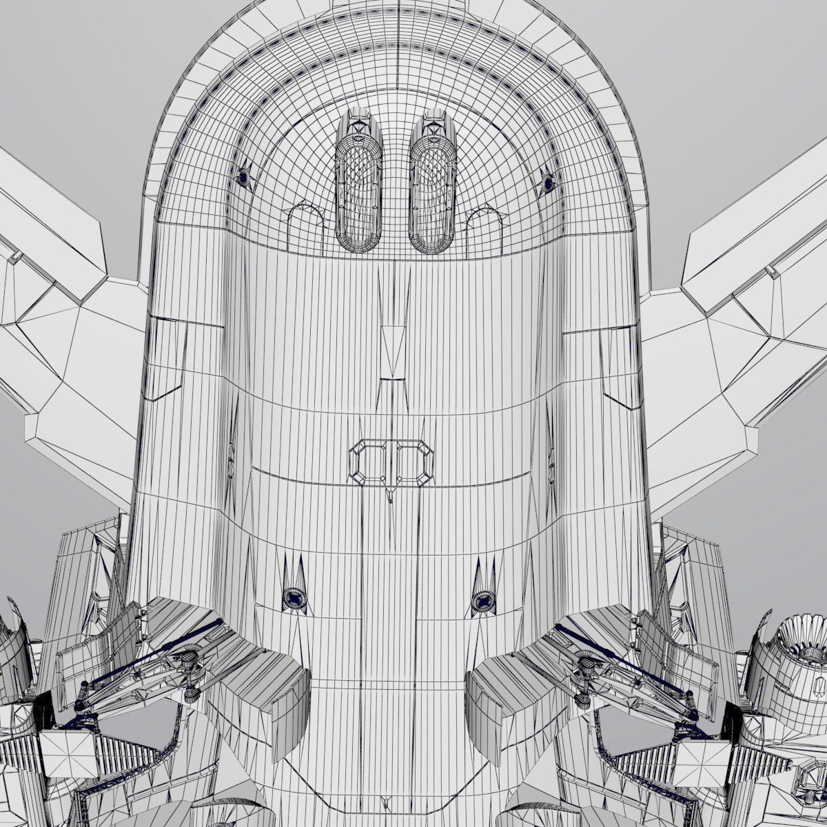 Support Spaceship 3D model_42