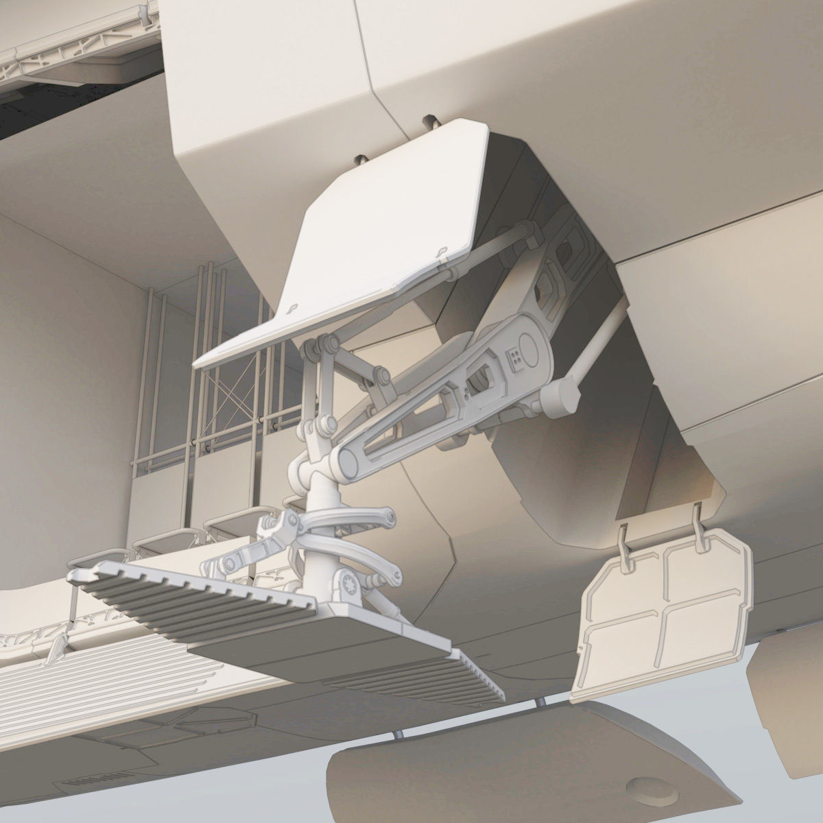 Support Spaceship 3D model_28