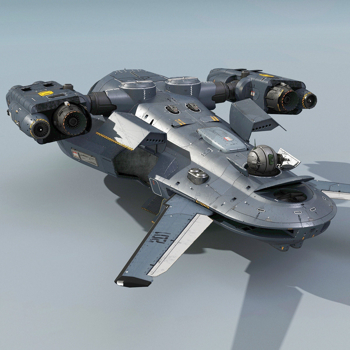 Support Spaceship 3D model_6