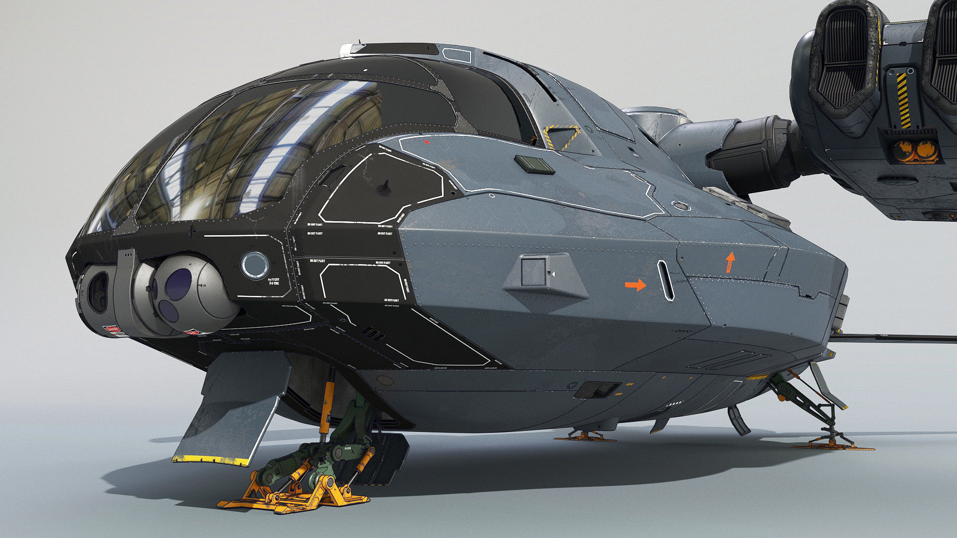 Support Spaceship 3D model_22