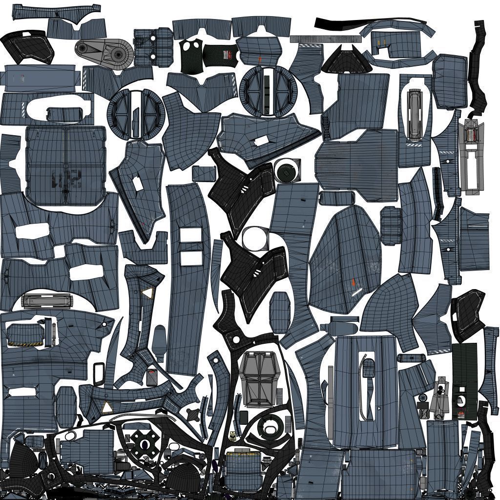 Support Spaceship 3D model_48