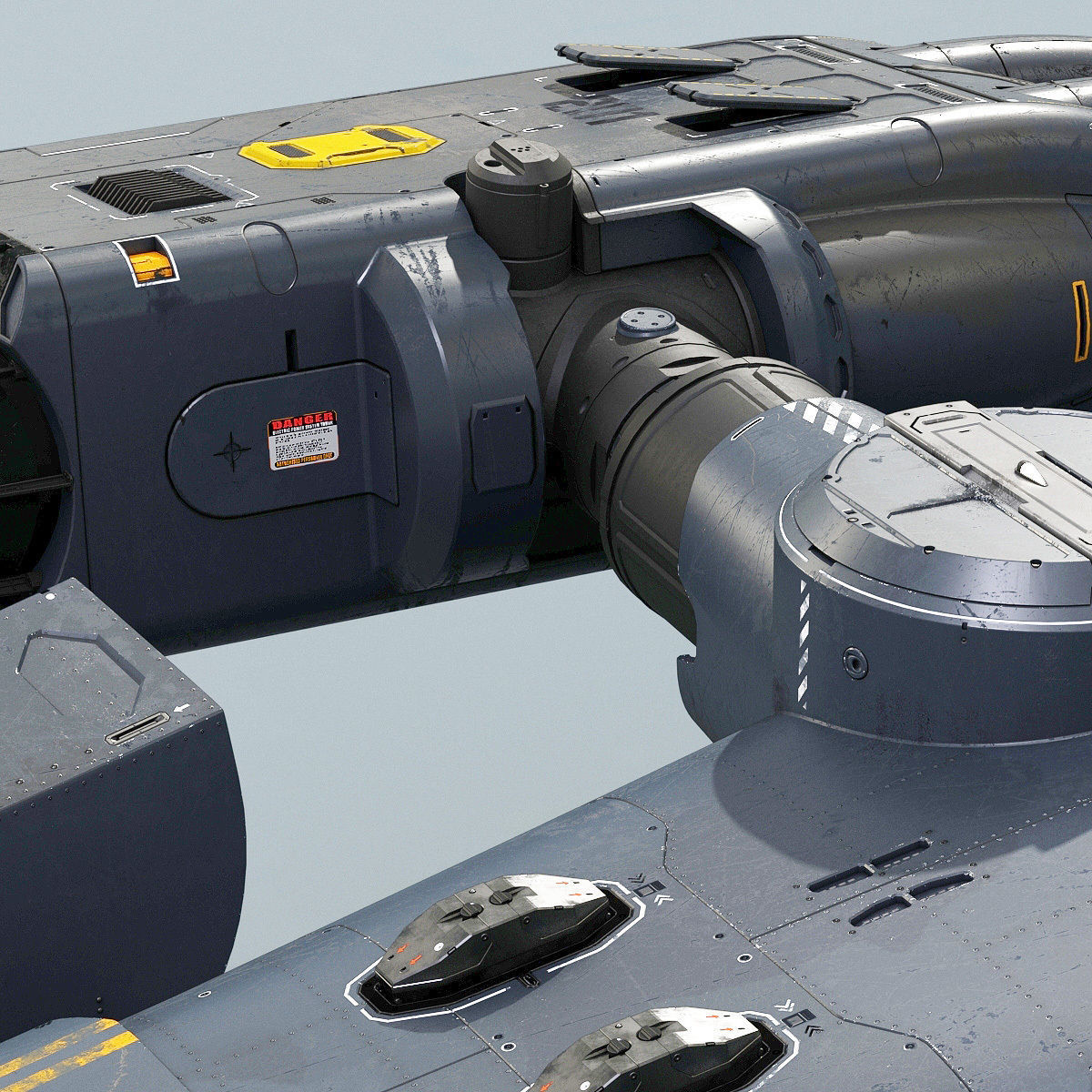Support Spaceship 3D model_11