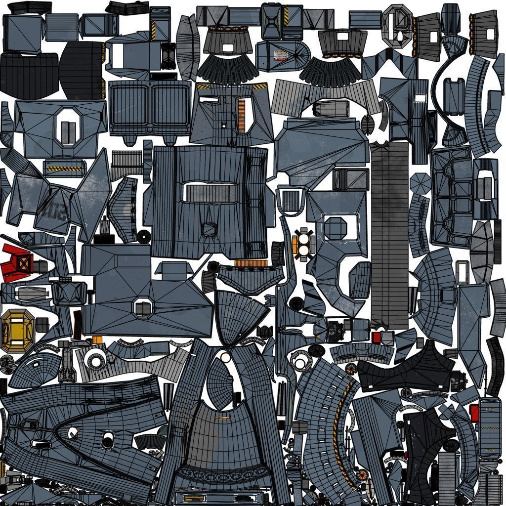 Support Spaceship 3D model_51