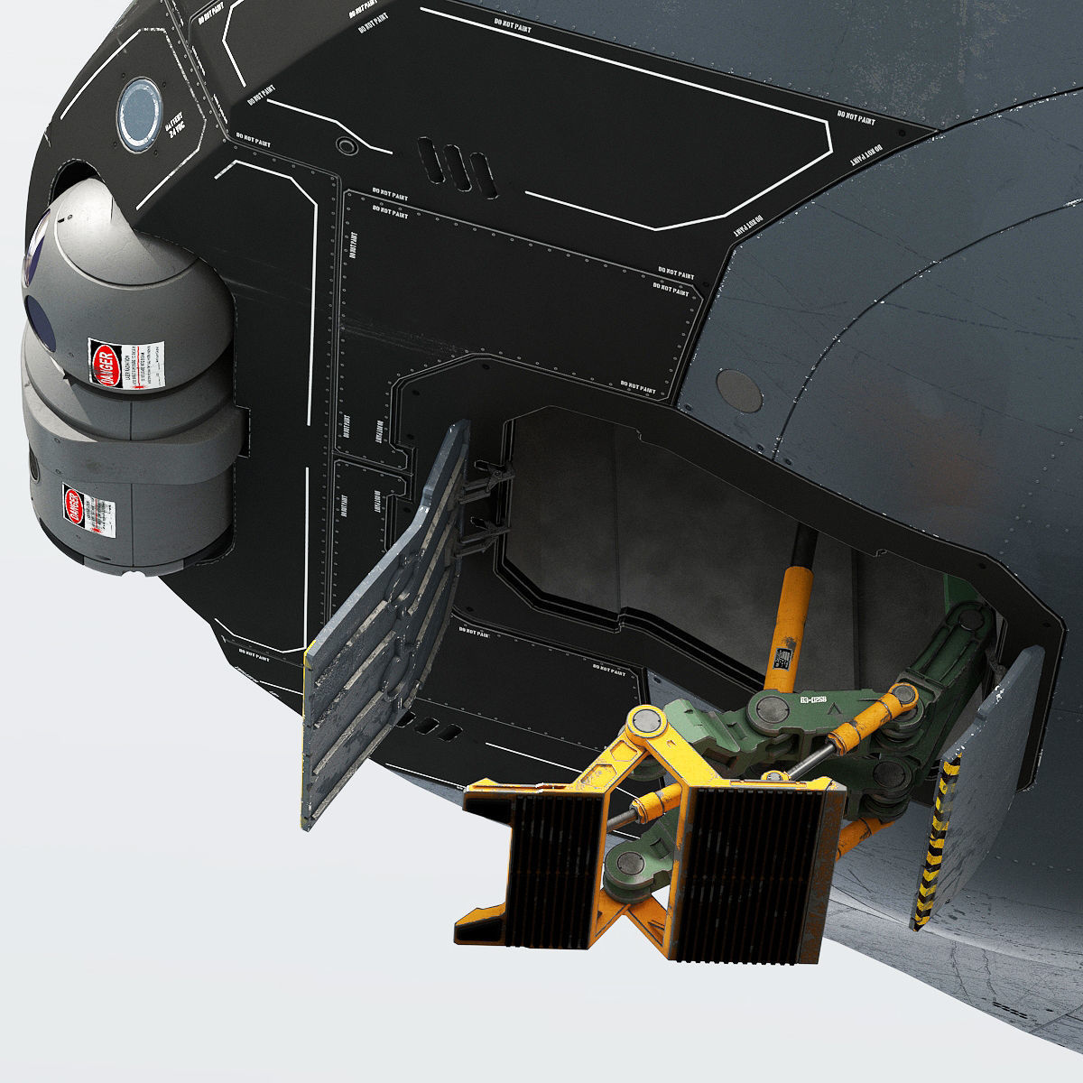 Support Spaceship 3D model_10