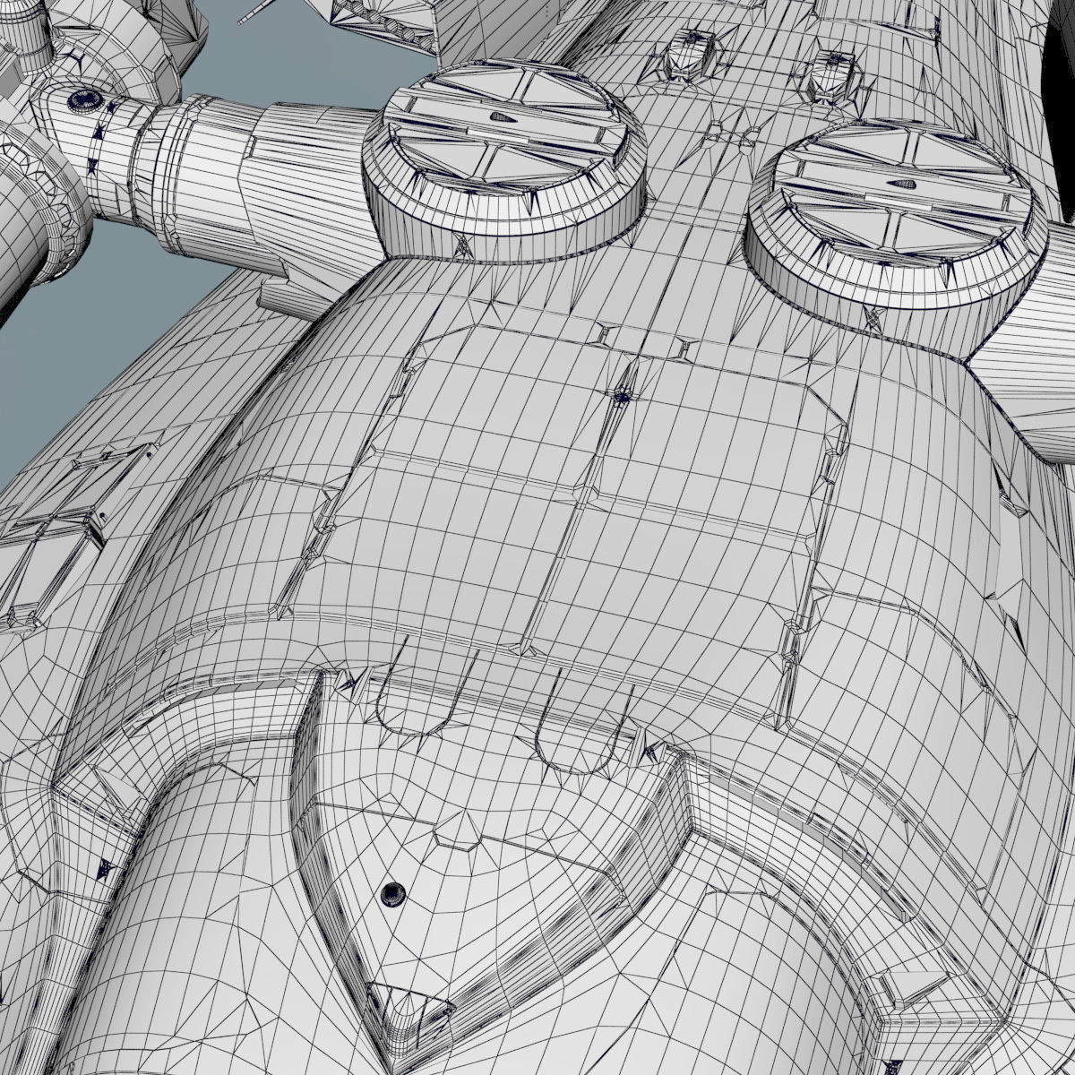 Support Spaceship 3D model_36