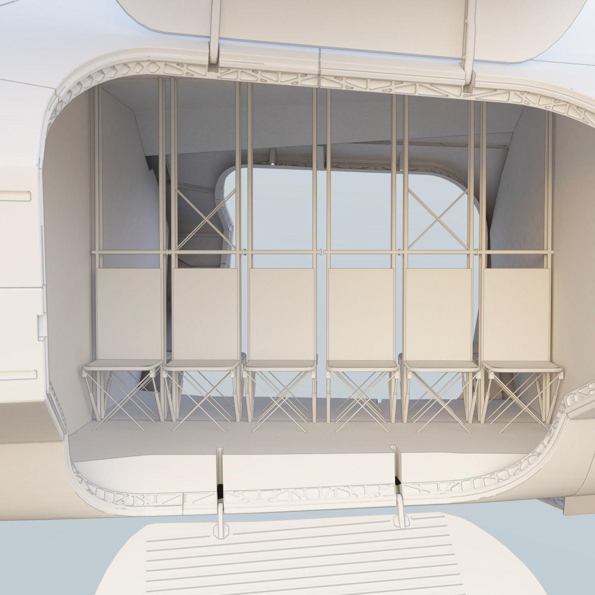 Support Spaceship 3D model_33