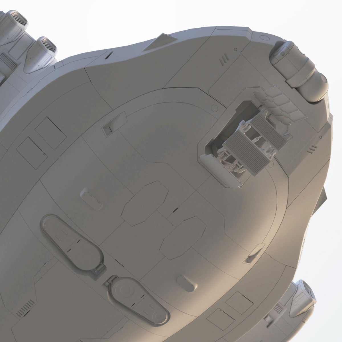 Support Spaceship 3D model_31