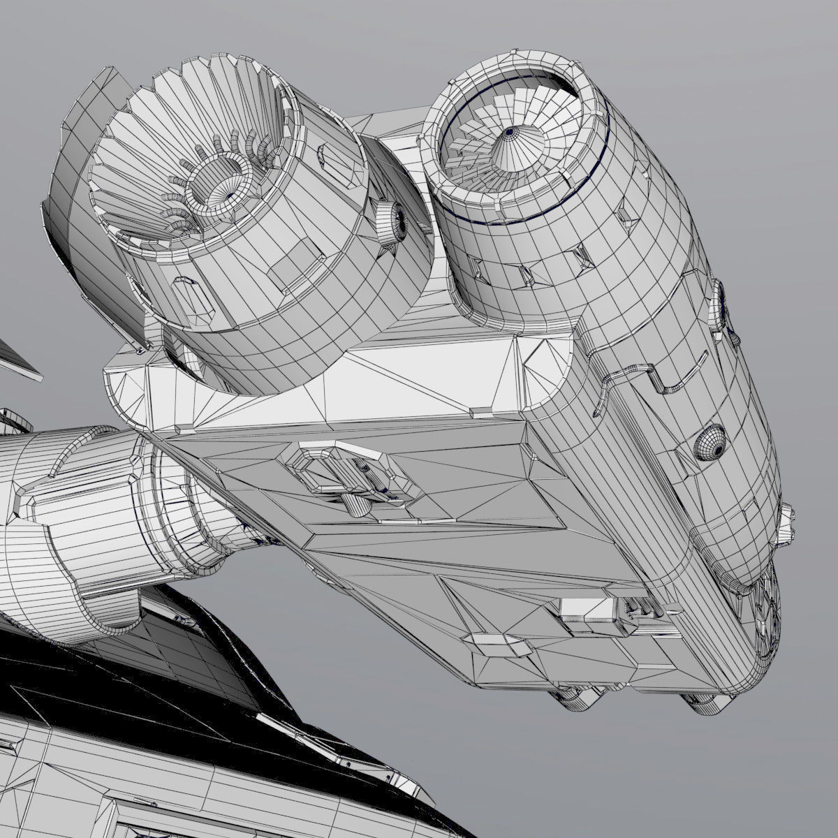 Support Spaceship 3D model_40