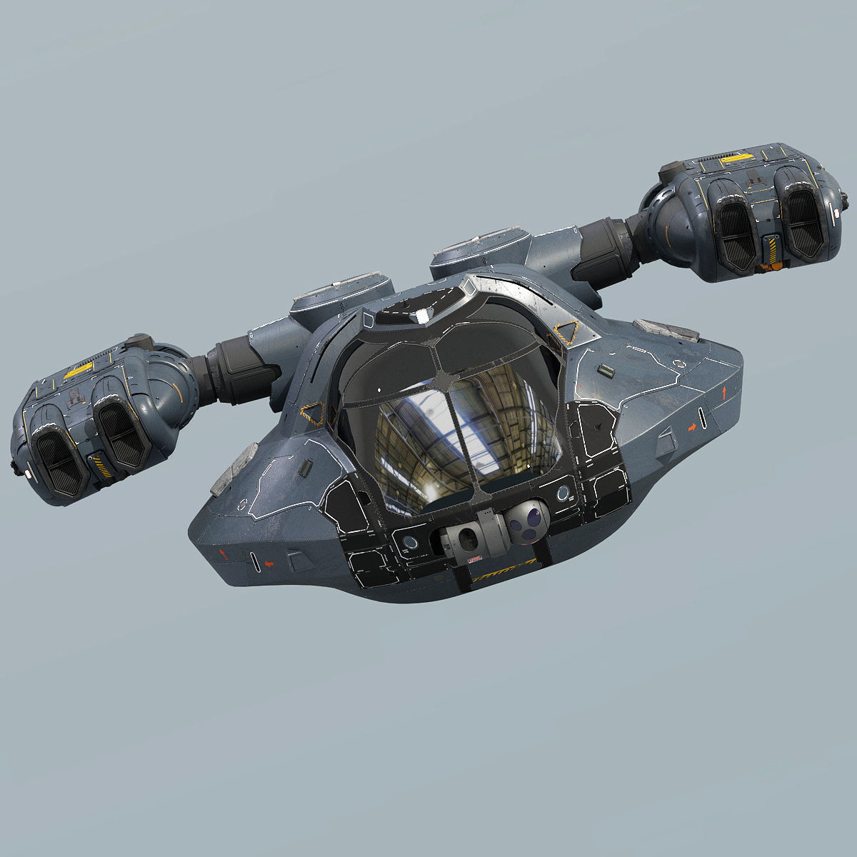 Support Spaceship 3D model_16