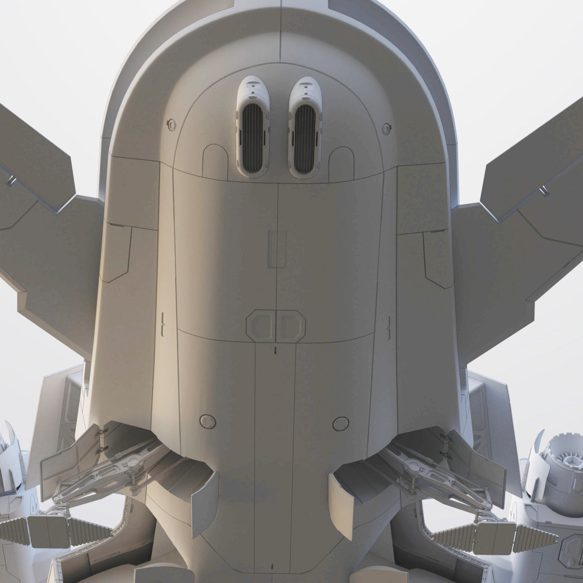 Support Spaceship 3D model_32