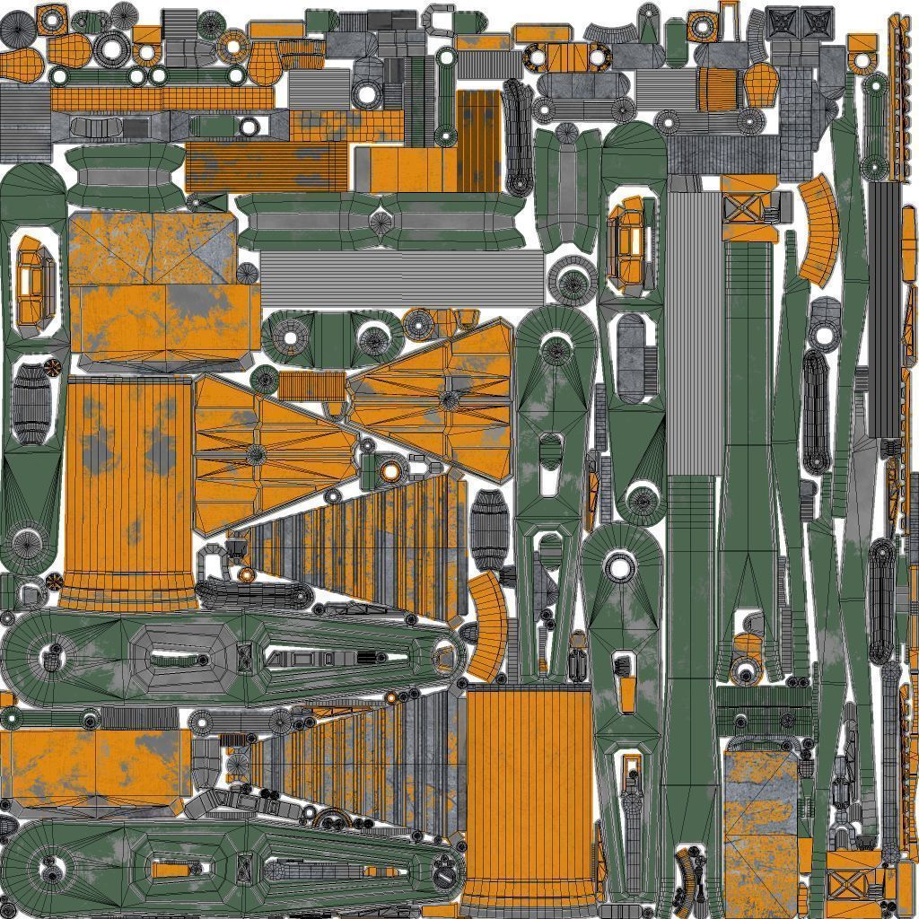 Support Spaceship 3D model_46