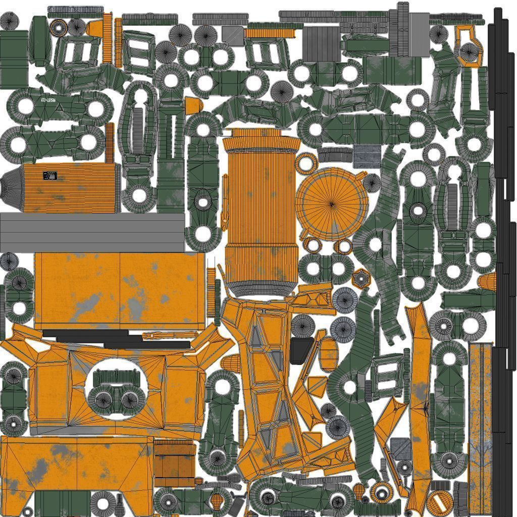 Support Spaceship 3D model_47