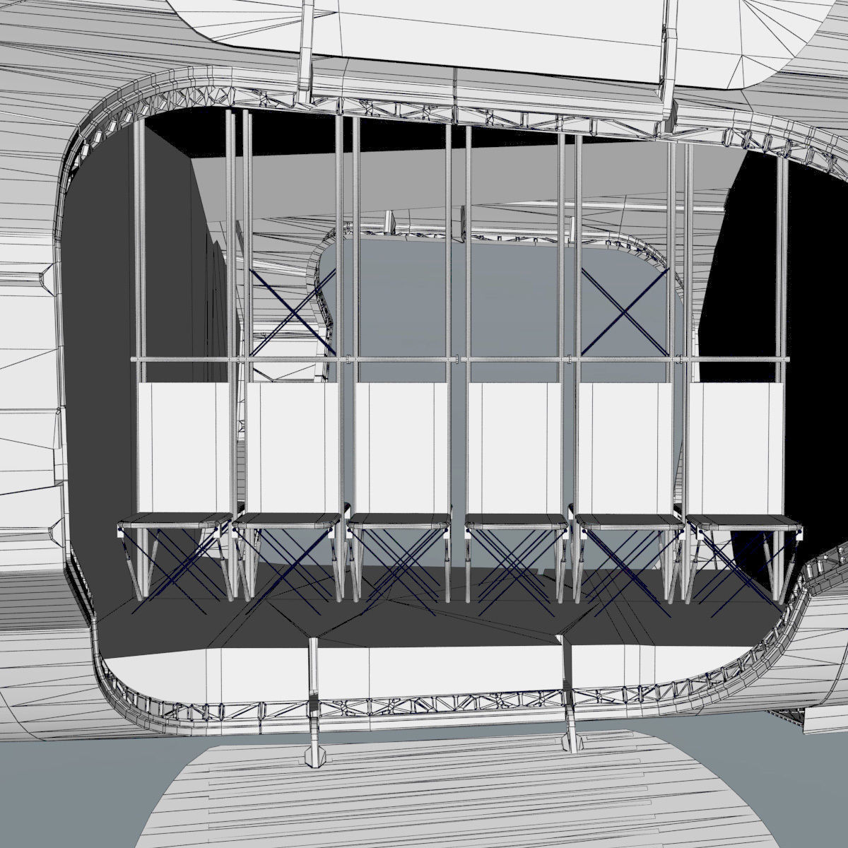Support Spaceship 3D model_43