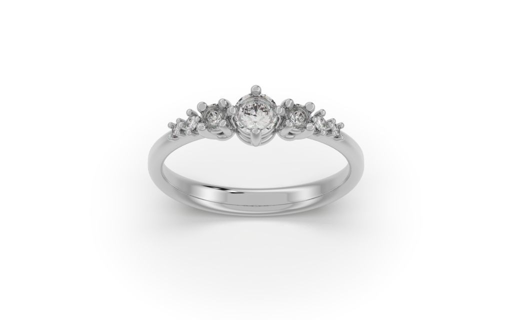 Engagement Ring - 3D Jewelry - BR-468 3D print model_17