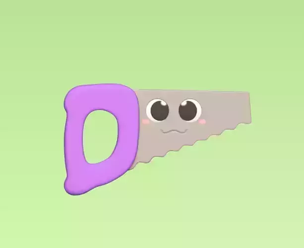 Cute Saw 3D print model