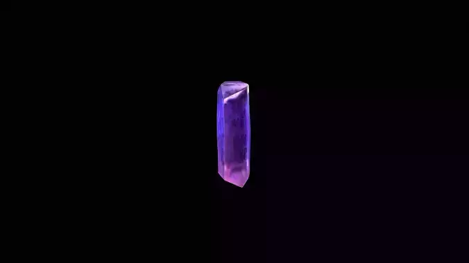 Crystal Low Poly Pbr amethyst