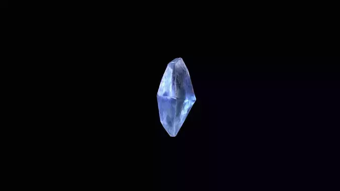 Crystal Low Poly Pbr sapphire