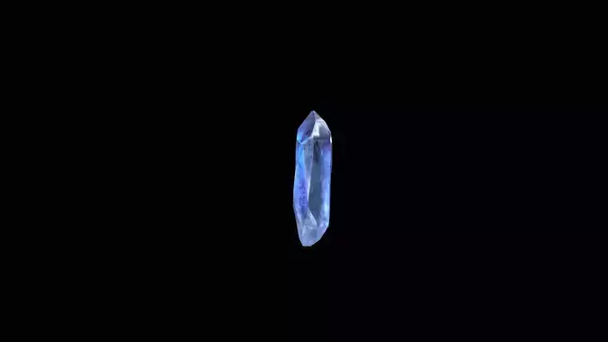 Crystal Low Poly Pbr sapphire