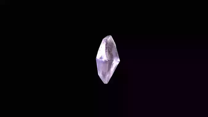 Crystal Low Poly Pbr amethyst
