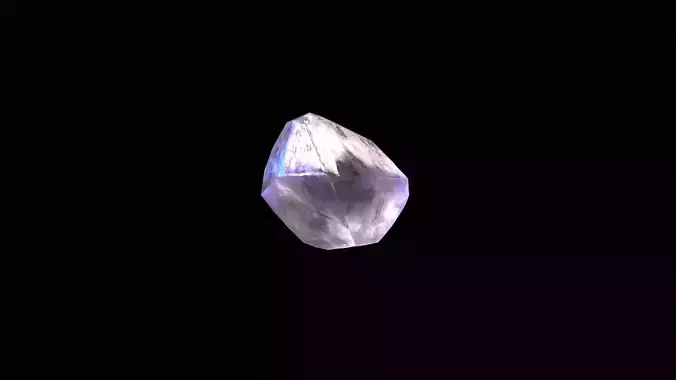 Crystal Low Poly Pbr diamond