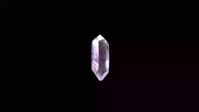 Crystal Low Poly Pbr amethyst