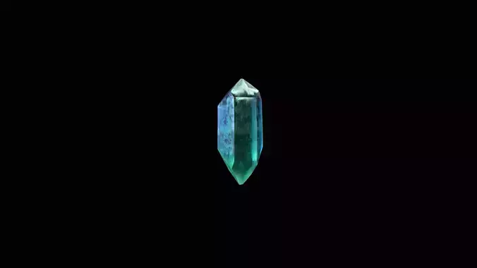 Crystal Low Poly Pbr emerald