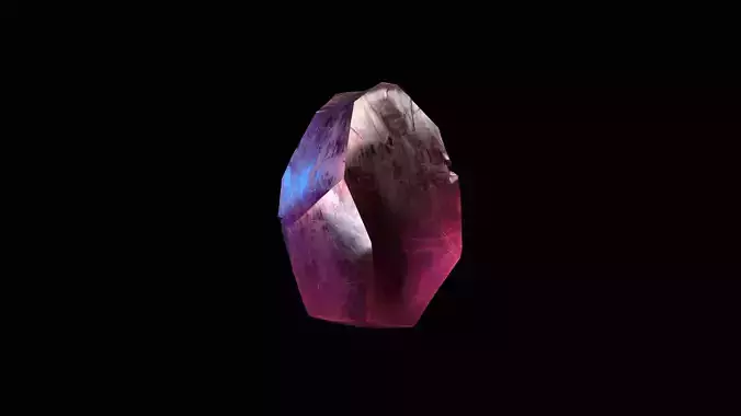 Crystal Low Poly Pbr