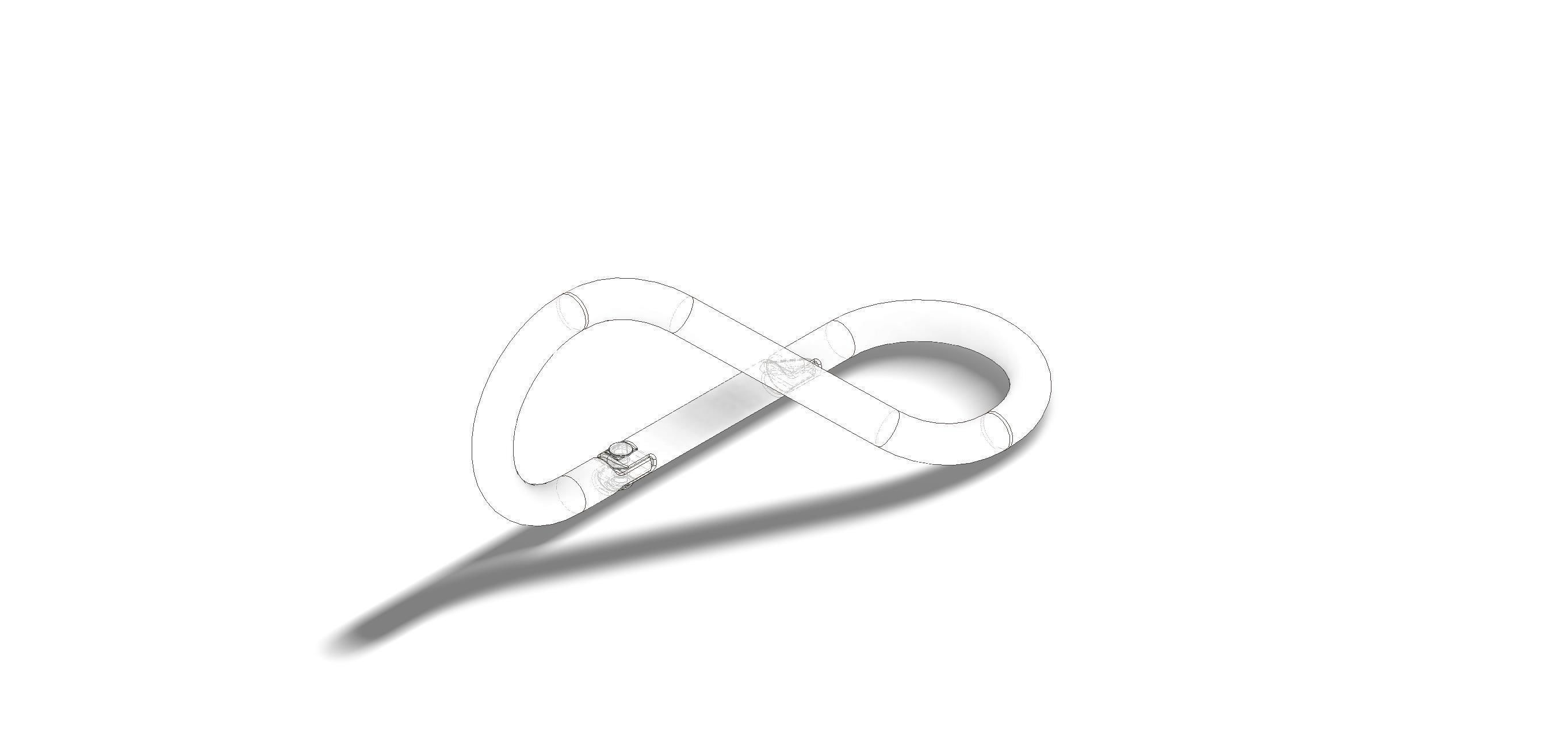 Megapack of carabiners of various designs 3D model_29