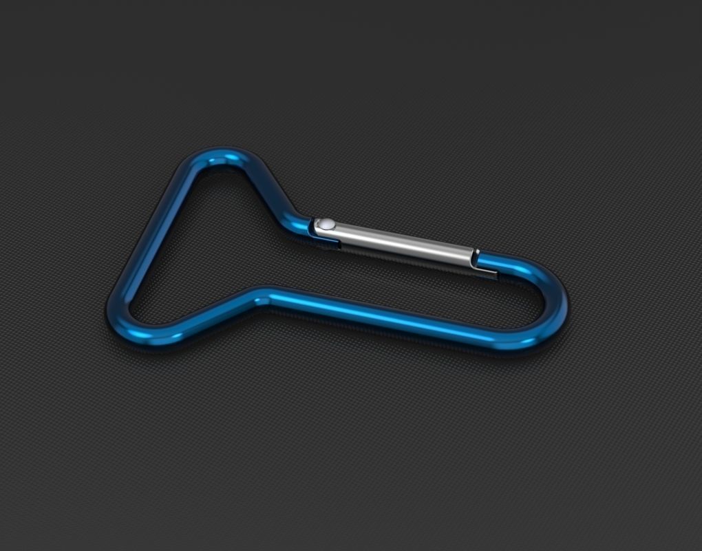 Megapack of carabiners of various designs 3D model_14
