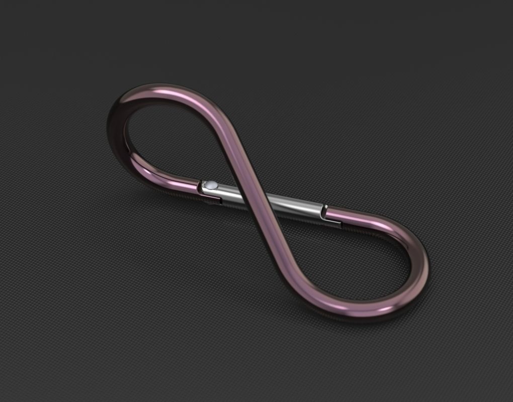 Megapack of carabiners of various designs 3D model_18