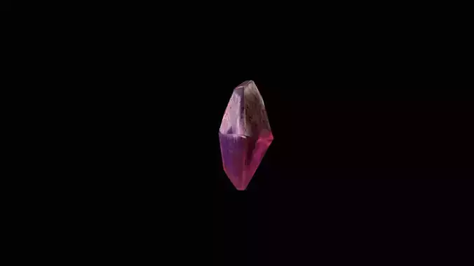 Crystal Low Poly Pbr tourmaline