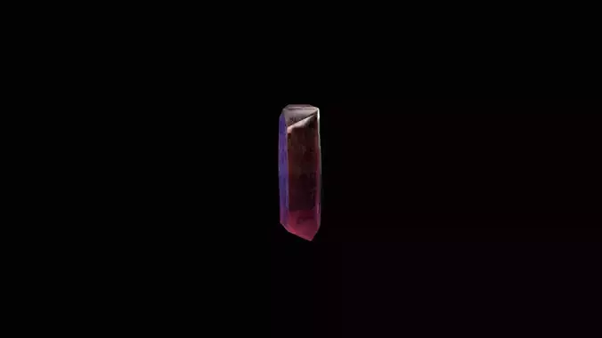 Crystal Low Poly Pbr tourmaline