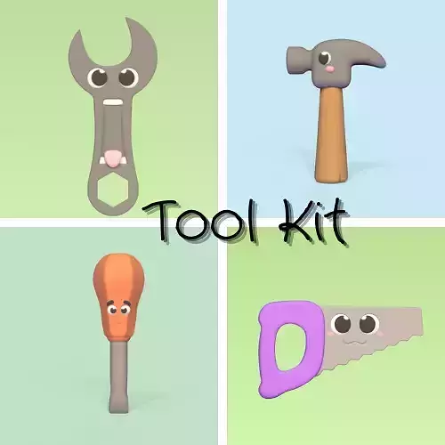Tool Kit 3D Model Collection