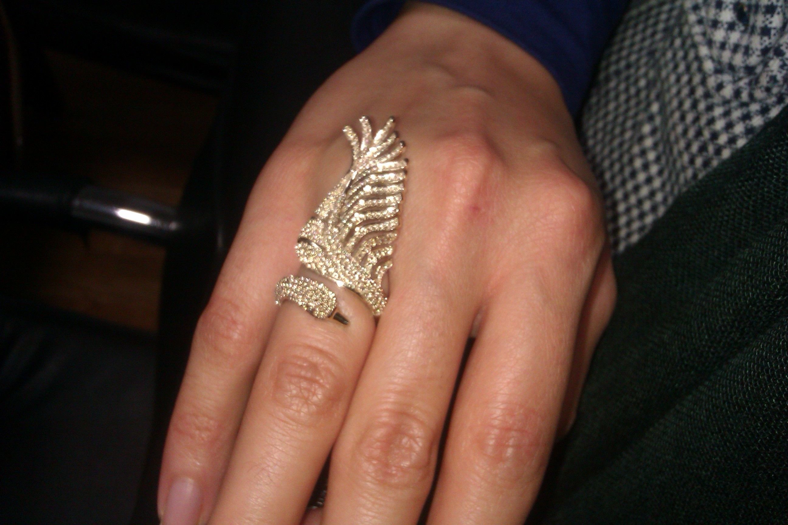 swan ring 3D print model_5