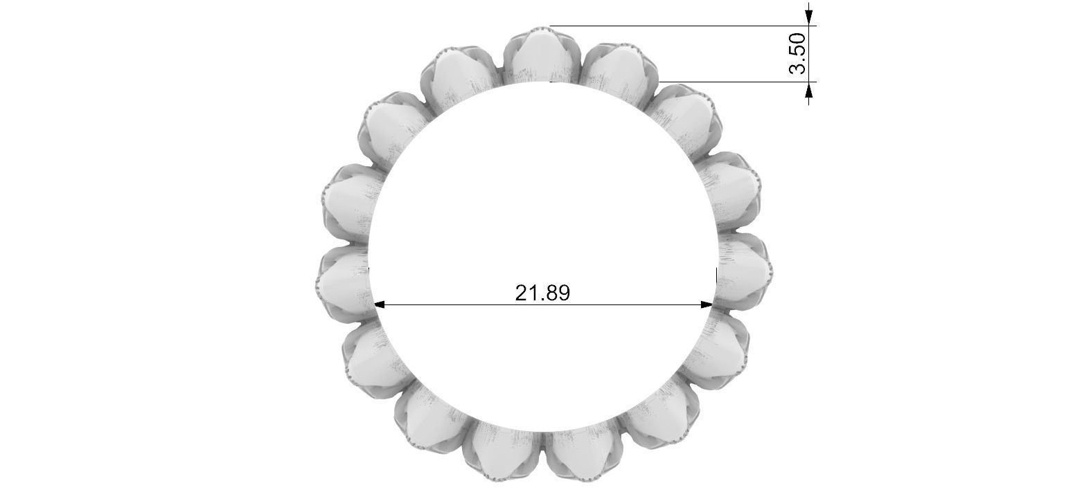 skulls ring 3D print model_2