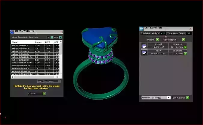 Heart Ring 3D Printable file